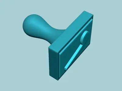 Stamp 61 - Music - Fondant Decoration Maker Toy 3D print model