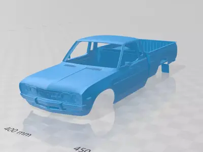 Datsun 620 KingCab 1977 - Body Car STL Model 3D print model