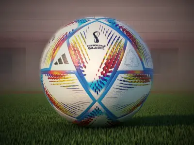Fifa World Cup2022 Ball- Ghatar 2Versions 3D model