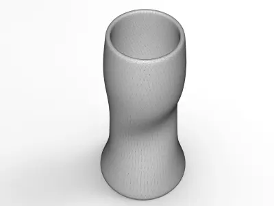 Herk Vase Low-poly 3D model