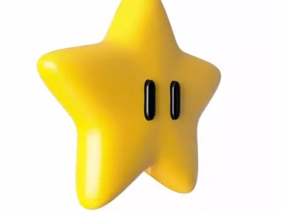 Mario bros Christmas tree decors 3D print model