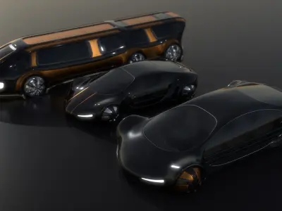 Future Cars 202 3D model