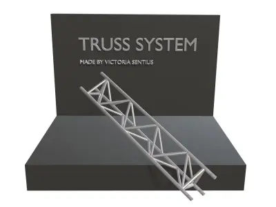 Truss system 3D model