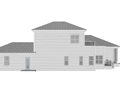 Cottage House-10 3D model