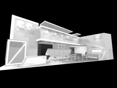 Exhibition - Area - 18X12-3DMAX2009-021 3D model