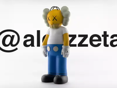 Kaws Homer Simpson for Print 3D print model