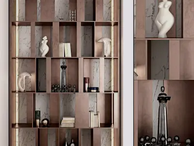 decorative partition wall 3D model