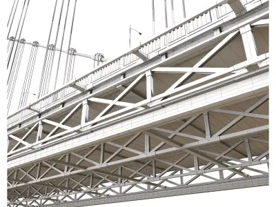 golden gate 3D model