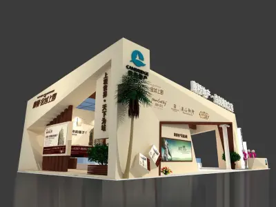 Exhibition - Area - 18X10-3DMAX2009-014 3D model