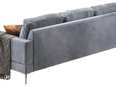 Capri sofa 258 cm 3D model