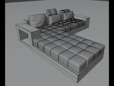 Full Kit interior for modern house 3D model