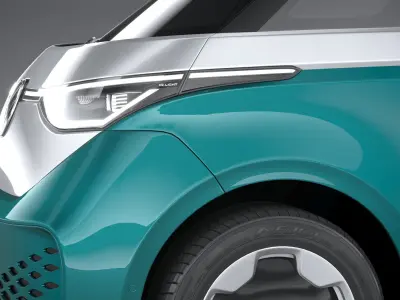 Volkswagen ID Buzz LWB 2023 3D model