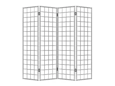Panel Solid Wood GZ-M1001 3D model