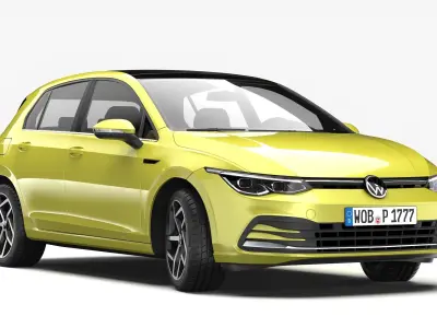 Volkswagen Golf 2020 3D model