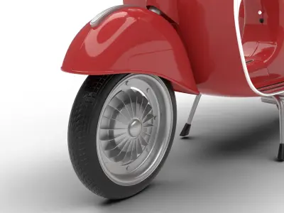Vespa 125 1967 3d model 3D model