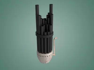 Sheng Traditional Chinese Instrument Low-poly 3D model Low-poly 3D model