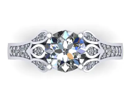 Ring Diamond new 3D print model