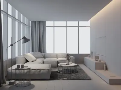 PENTHOUSE VIEW  3D model