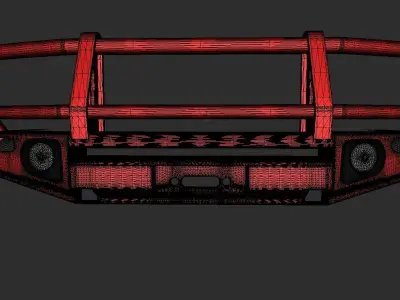 Bumper Front ARB for Toyota Land Cruiser S79 3D model