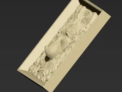 Wolf Head A138 3D print model