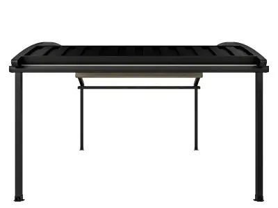 Motorized Pergola 4 wrought iron 3D model