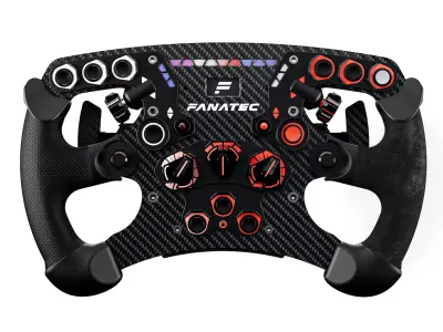 Fanatec Clubsport Formula V2-5 Steering Wheel 3D model