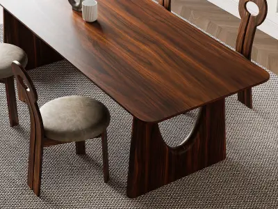 Dining Room Interior  ID411 3D model