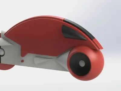 lightcycle from tron 3D model