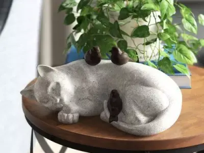 Bagley Animal Figurine 3D model