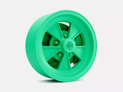 15x6 Cragar GT Plus Wheel and Brake 3D print model