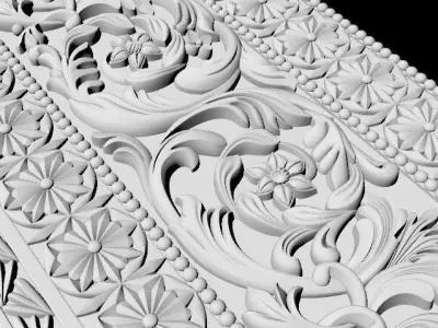 Decor for furniture 3D model 25