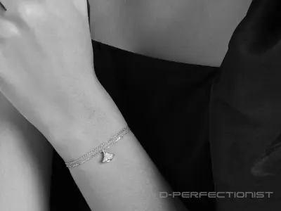 BVLGARI Diva Bracelet Diamond 3D print model