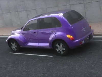 CAR MODEL PACK 2004 Low-poly 3D model