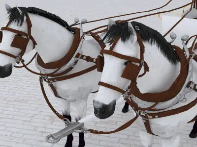 Royal Carriage 2 - 4K 3D model