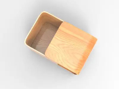 Nilo Storage Box Low-poly 3D model