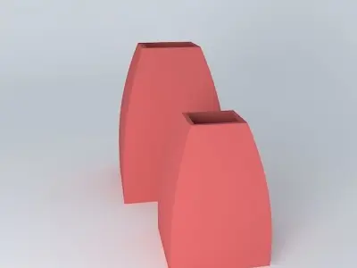 resin vases vasos de resina Free 3D model