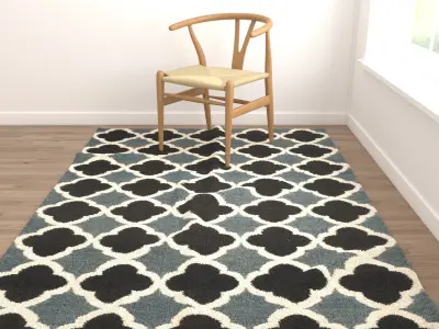 Rugs No 728 Low-poly 3D model