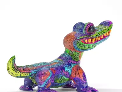 Alebrije Caiman  3D model