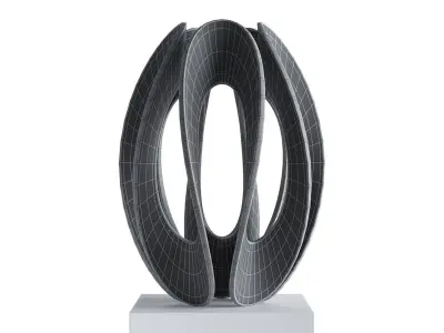 Abstract sculpture by Gianpietro Carlesso 3D model