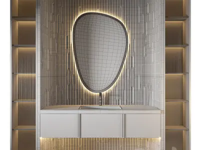 Luxury Bathroom 273 3D model