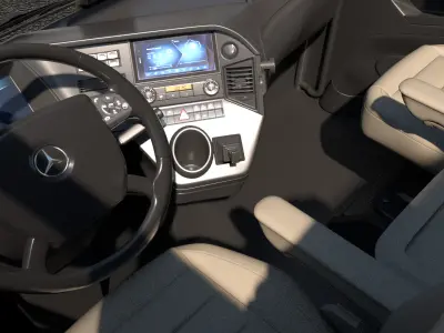 Mercedes Urban E-truck - Render Ready-unreal-vray-redshift 3D model