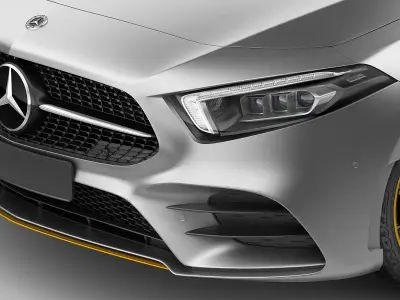 Mercedes-Benz A-class 2019 AMG line 3D model