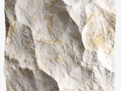 35-RockPanel piece of rock 3D model