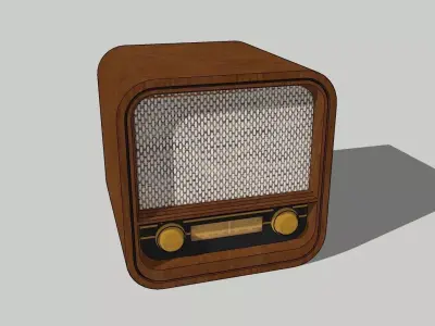 Radio Free 3D model