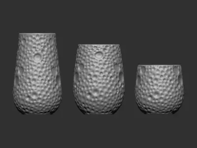 Vase02-3Dprint circle 3D print model