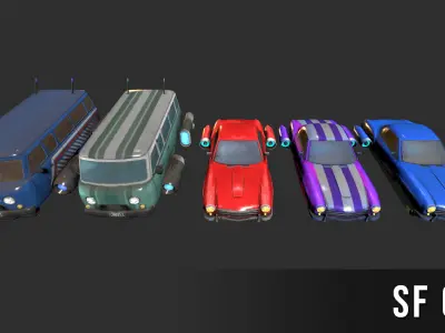 SF Car 3D model
