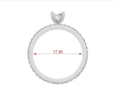 ENGAGEMENT RING FREE 3D PRINT MODEL Free 3D print model