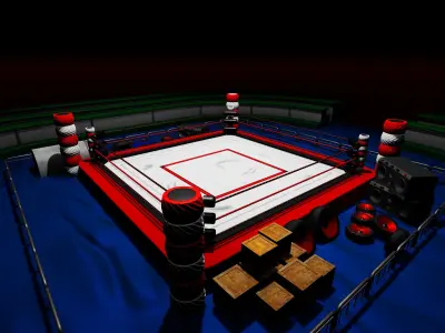 Mini Arena  Low-poly 3D model