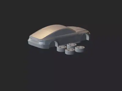 Ausi RS7 3D print model