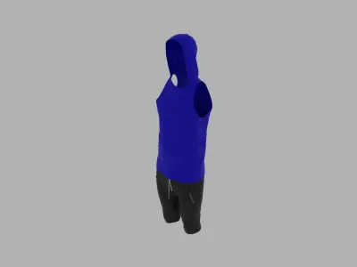 Sport Suit Low-poly 3D model 19